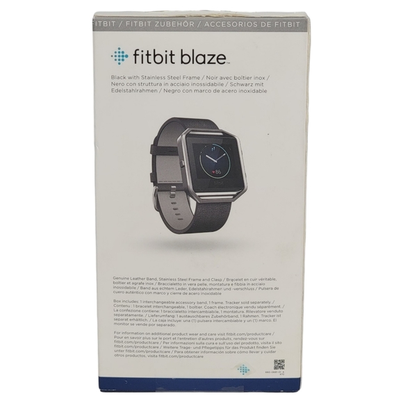 Fitbit Blaze Leather Accessory Band & Frame Size Small - Picture 3 of 3